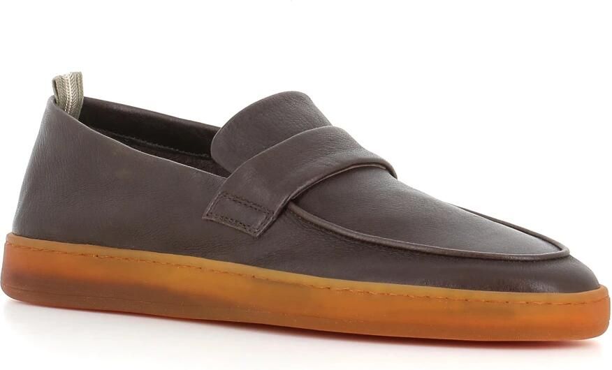 Officine Creative Ebony leren instapsandalen