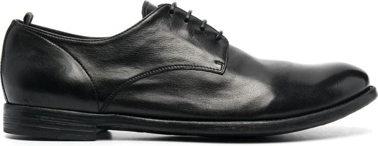 Officine Creative Zwarte Platte Schoenen Elegante Stijl