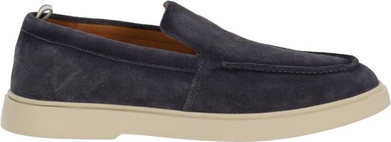 Officine Creative Platte Instap Schoenen in Suède Bones