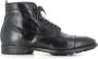 Officine Creative Zwarte leren enkellaarzen Black Heren - Thumbnail 1