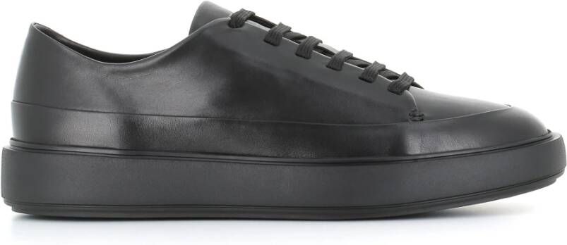 Officine Creative Zwarte Leren High-Top Sneakers Black Heren