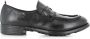 Officine Creative Zwarte leren mocassin schoen - Thumbnail 1