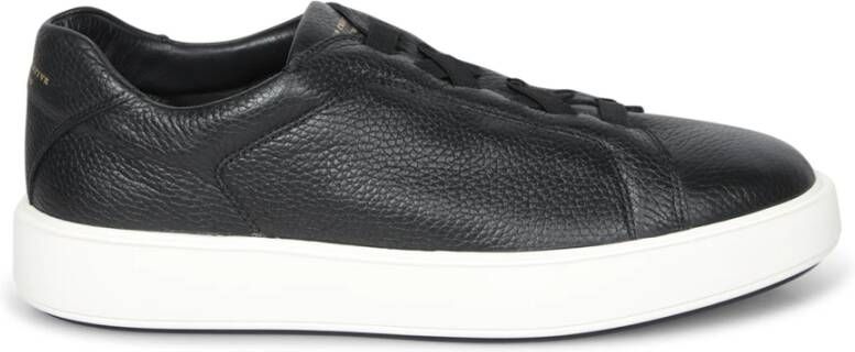 Officine Creative Zwarte Sneakers met Witte Zool