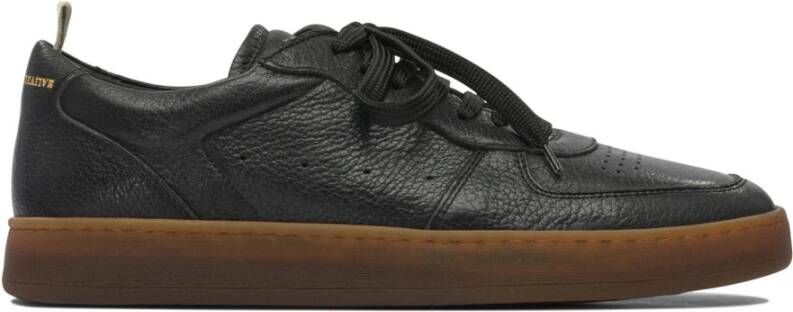 Officine Creative Zwarte Sneakers voor Mannen Aw25