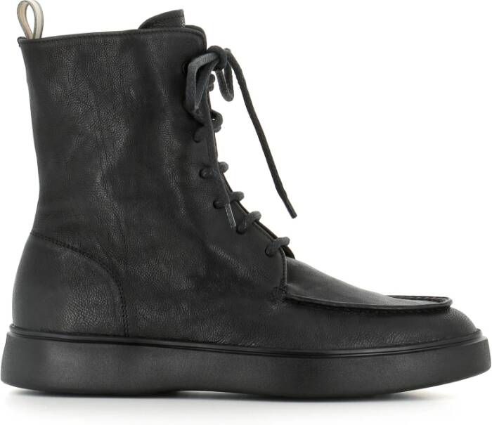 Officine Creative Zwarte Veterschoen voor dames