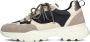 Omoda Beige Lage Sneakers met Chunky Zool - Thumbnail 2
