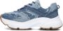 Omoda Blauwe Sneakers Tokio Trendy Sportschoenen - Thumbnail 2