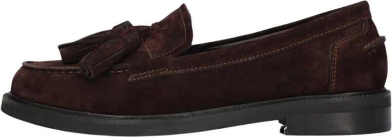 Omoda Bruine Suède Loafers Stijlvol Model