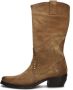 City Western bruin Tinten D264 Cowboylaarzen Western Laarzen Dames Camel - Thumbnail 2