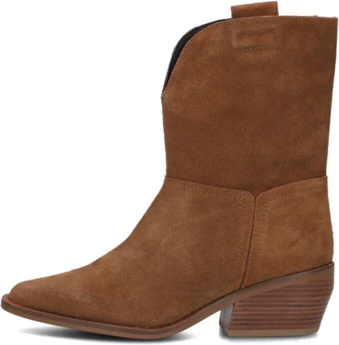 Omoda Lpmexi-04 Enkellaarsjes Enkelboots met rits Dames Camel - Foto 3