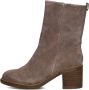 Omoda 2581-09 Enkellaarsjes Enkelboots met rits Dames Taupe - Thumbnail 3
