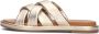 Omoda Gouden Comfort Slippers met Kruisband - Thumbnail 2
