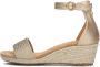 Omoda 0577-3b Espadrilles Zomer Schoenen Dames Goud - Thumbnail 2