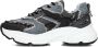 Omoda Tokio Sneakers Dames Leren Sneaker Grijs - Thumbnail 2