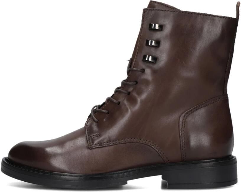Omoda Bruine leren veterschoenen voor dames - Foto 6