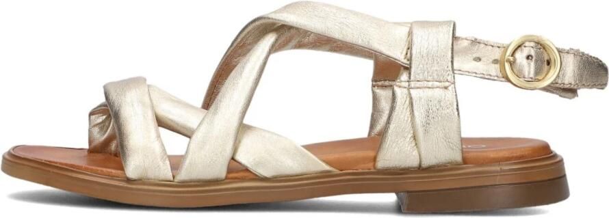 Omoda Gouden Comfort Sandalen met Gewatteerde Bandjes - Foto 2