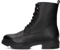 Omoda Stijlvolle zwarte veterschoenen - Zwart