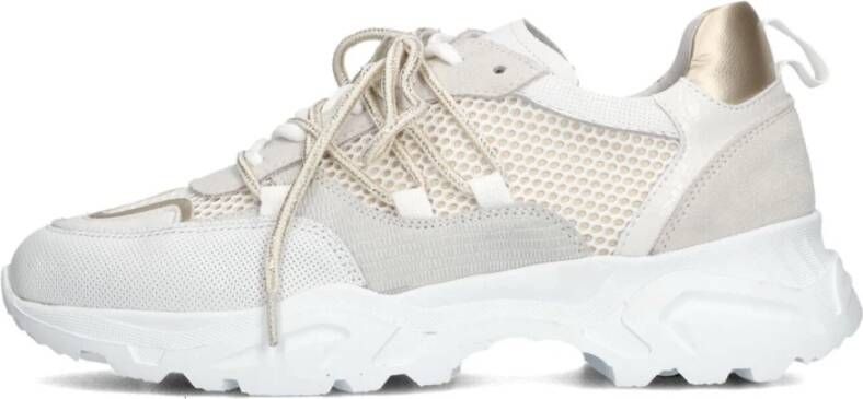 Omoda Witte Leren Sneakers Alicia 402-B