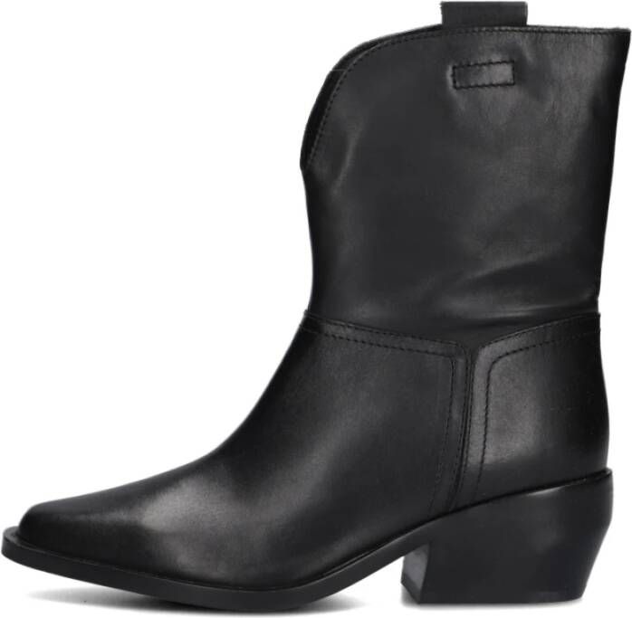 Omoda Zwarte City Western Enkellaarsjes