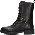 Omoda Lpdungaball-38 Veterboots Laarzen Met Veters Dames Zwart - Zwart