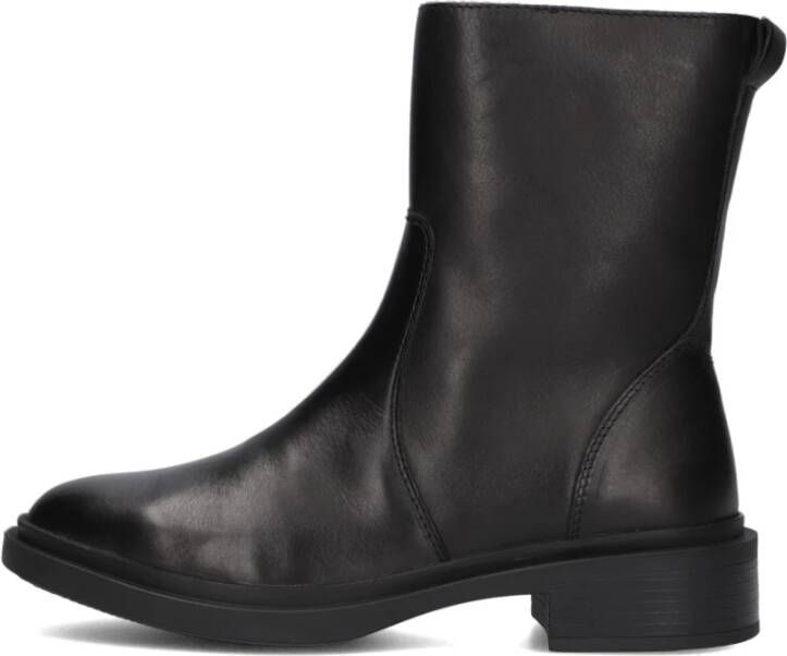 Omoda Tirza-04 Enkellaarsjes Enkelboots met rits Dames Zwart - Foto 3