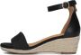 Omoda 0577-3b Espadrilles Zomer Schoenen Dames Zwart - Thumbnail 3