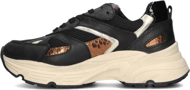 Omoda Zwarte Lage Sneakers Tokio