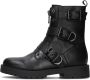 Omoda Zwarte leren bikerboots Lein-028 - Thumbnail 2