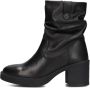 Omoda Farma-09 Enkelboots Enkellaarsjes Dames Zwart - Thumbnail 2