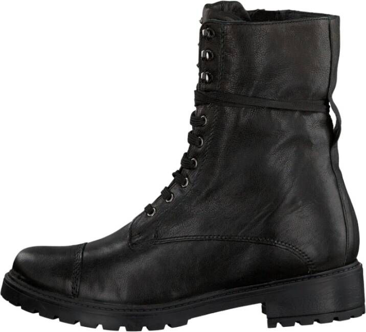 Omoda 3259k106 Veterboots Laarzen Met Veters Dames Zwart - Foto 2