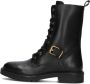 Omoda Lpdungaball-38 Veterboots Laarzen Met Veters Dames Zwart - Thumbnail 2