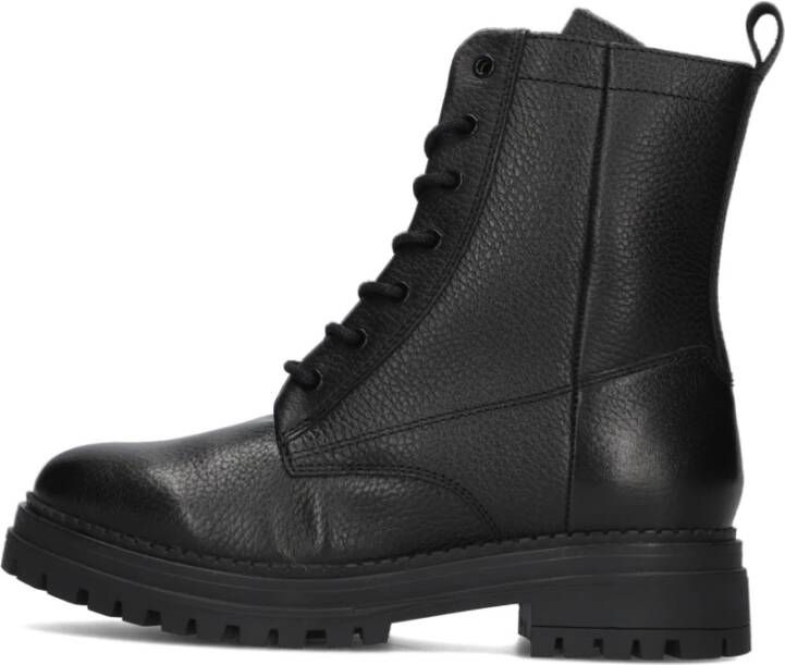 Omoda Lpluna-27 Veterboots Laarzen Met Veters Dames Zwart - Foto 3