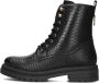 Omoda Zwarte Veterboots Lpmink-100 - Thumbnail 2