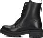 Omoda Zwarte Veterboots Lpmink-100 - Thumbnail 2