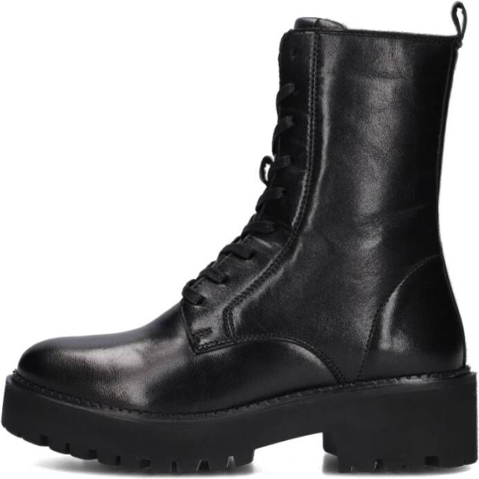 Omoda Zwarte Veters Chunky Zool Laarzen