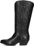 City Western D346 Cowboylaarzen Western Laarzen Dames Zwart - Thumbnail 3