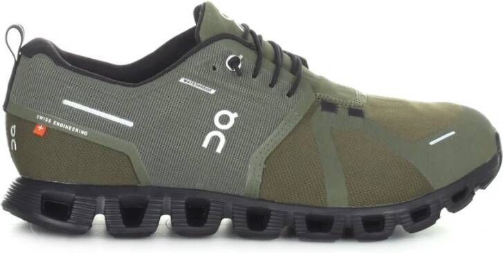 ON Running Cloud 5 WP Waterproof Heren Hardloopschoenen Running Schoenen Sportschoenen Olive Black - Foto 9