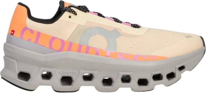 On Running Beige Cloudmonster Sneakers