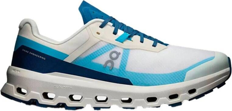 On Cloudvista Sneakers Heren Wit Mesh Synthetisch