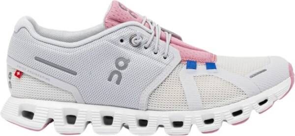 ON Running Cloud 5 PU Sneakers voor vrouwen White Dames