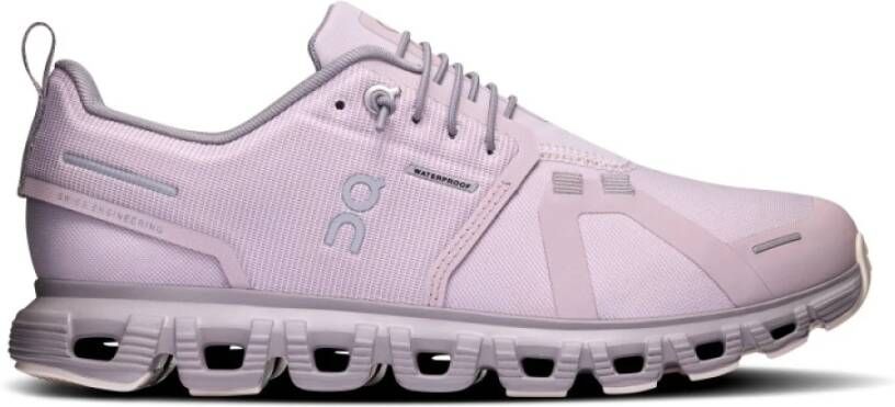On Running Paarse Waterdichte Cloud 6 Dames Schoenen