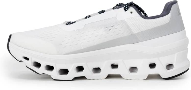 ON Running Witte Sneakers met Stoffen Materiaal en Rubberen Zool White Heren - Foto 9