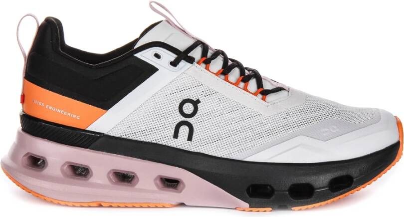 On Running Cloudnova X Grijs Oranje Damesschoenen