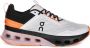 On Running Cloudnova X Grijs Oranje Damesschoenen - Thumbnail 1