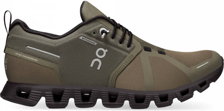 ON Running Cloud 5 WP Waterproof Heren Hardloopschoenen Running Schoenen Sportschoenen Olive-Black - Foto 9