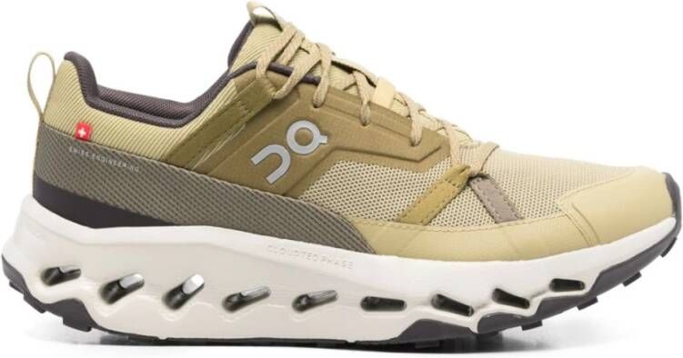 On Running Groene stijlvolle sneakers met reflecterende details