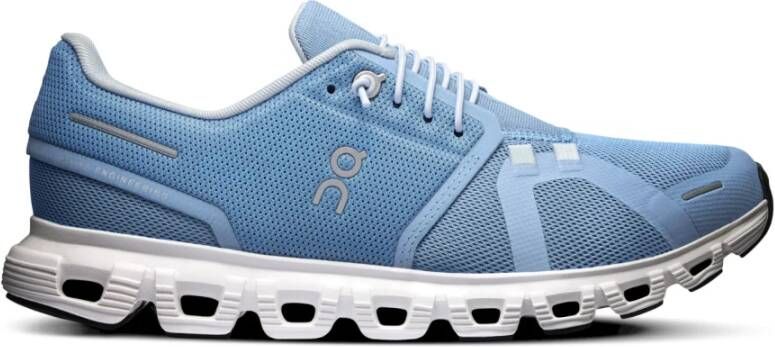 On Running Blauwe Vetersneakers met Logo Print