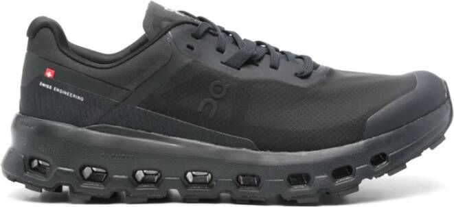 On Cloudvista Sneakers Heren Zwart Mesh Synthetisch