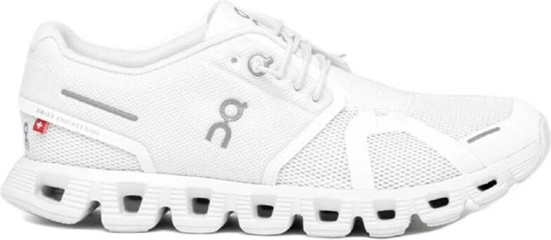 ON Running Lichtblauwe Cloud 5 Sneakers White Dames