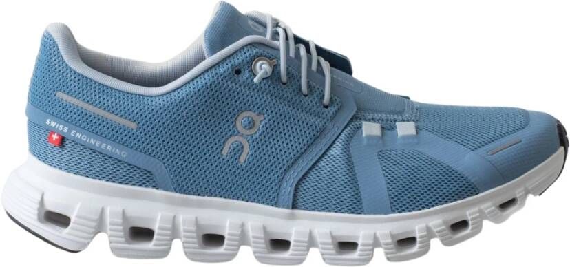 On Running Lichtgewicht Cloud 6 Chambray Sneakers